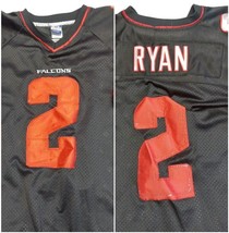 Reebok NFL Equipment Atlanta Falcons Matt Ryan #2 Jersey 2 Sided Black Mens 54 - £29.65 GBP