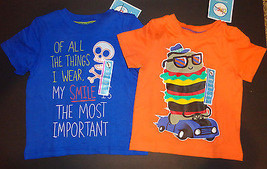 Circo Toddler Boys  T-SHIRT Size 24M or 3T Skull or Burger NWT - £4.40 GBP