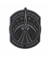 United States Space Force Morale Patch - Dark Ops 2.9&quot; x 3.75&quot; Hook + Loop - $17.03 CAD