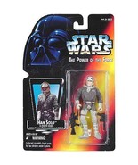 Star Wars POTF 2 Red Card Han Solo Hoth Gear - £7.85 GBP