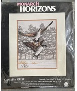 Vintage 1984 Monarch Horizons Canada Geese Counted Cross Stitch Kit #CS2... - £14.89 GBP