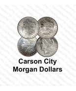 Carson City Morgan Dollars 1878 1881 1885 1889 CC Morgan Silver Dollar K... - $45.00