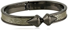 BCBGeneration Metallic Hematite-Color Hinge Bracelet  - £15.94 GBP