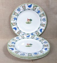 Vintage Johnson Brothers Meadow Brook Dinner Plate Set Colette Louise Bi... - $39.60