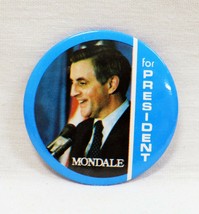 VINTAGE 1984 Walter Mondale 2&quot; Campaign Button - £15.56 GBP