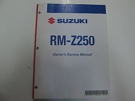 Suzuki RM-Z250 Servizio Riparazione Officina Manuale 99011-10H51-03A K8 - $77.98