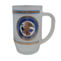 Frosted Beer Mug DOJ Federal Bureau Of Prisons Glass FCI Buckley West Vi... - £15.97 GBP