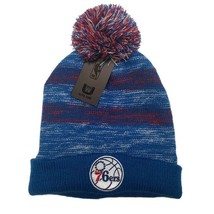 Ultra Game NBA Philadelphia 76ers Cuffed Pom Beanie Winter Hat Cap Blue One Size - £9.97 GBP