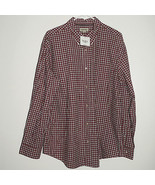 Mens Plaid Check Long Sleeve Shirt x 2 - NWT / Used ST. JOHN&#39;S BAY Red &amp;... - £14.72 GBP