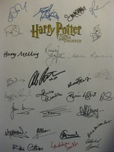 Harry Potter and the Order of the Phoenix signed Movie Film Script Screenplay Au - £15.79 GBP
