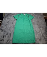 LuLus Dress Womens Small Green Lightweight Casual Short Sleeve Smock Shirt - £23.52 GBP