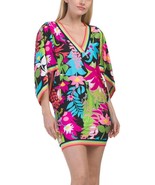 new Trina Turk Women&#39;s Tiki V-Neck Casablanca Tunic Swim Cover-Up Dress ... - $62.40