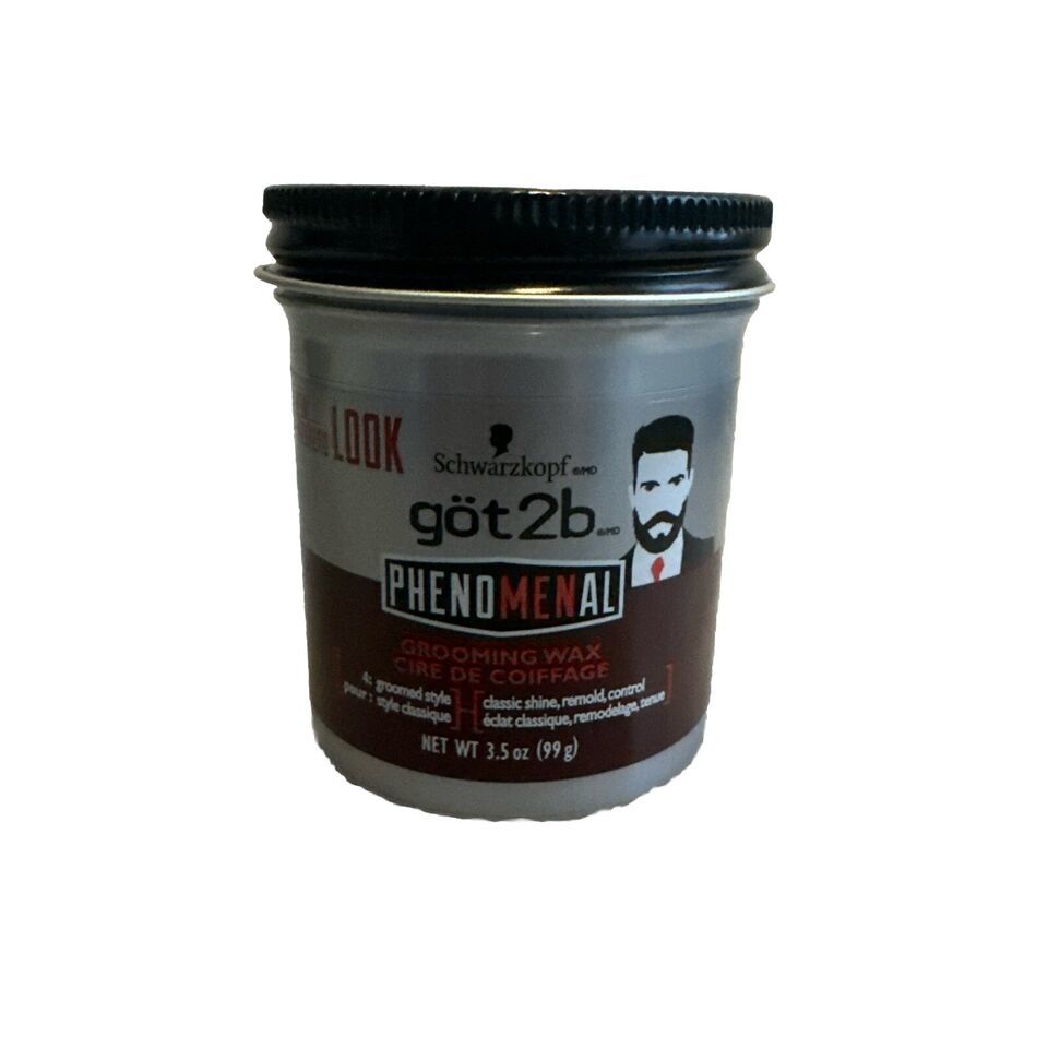 Schwarzkopf Got2b Phenomenal Grooming Hair Wax 3.5oz