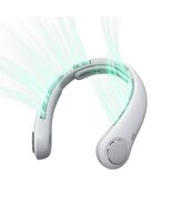 JISULIFE Portable Neck Fan Gray Wearable Hands-Free 5 Speeds - $338.65 MXN
