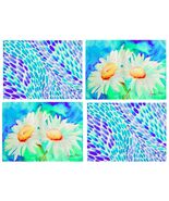 Daisy Sunshine Collection Place Mats 13x18 inches Set of 4 CLOSEOUT - $417.63 MXN