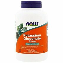 Now Foods Potassium Gluconate 99 Milligrams - 250 Tablets - £15.25 GBP