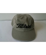 Rare Vintage Titleist Golf Hat script logo Cap adjustable strap Made in USA - £15.81 GBP