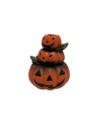 Mainstays 3 Orange Pumpkins Incense Backflow Cone Holders decor prop - $355.84 MXN