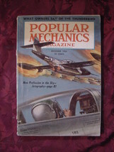 Popular Mechanics Magazine December 1955 Jetography New Cars 56 Thunderbird - £6.90 GBP