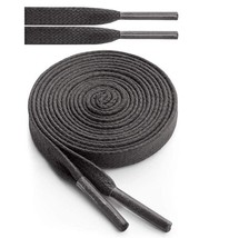 Premium Waxed Laces- Black with Silver Tips - £7.05 GBP+