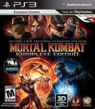 Mortal Kombat Komplete Edition - Sony PlayStation 3 PS3 Video Game  - $20.29