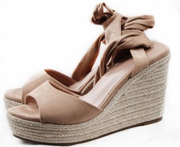 ZBY Womens Espadrilles Size 7.5 Tan - £15.81 GBP