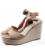 ZBY Womens Espadrilles Size 7.5 Tan - £15.68 GBP
