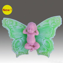 You are buying 2 soaps - &quot;3D Butterfly Baby Fairy&quot; handmade Scented soaps - £10.88 GBP
