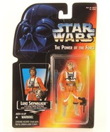 Star Wars Power of the Force 2 Red Card Luke Skywalker X-Wing Pilot - $171.16 MXN