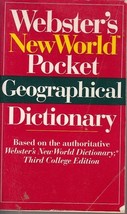 Webster's New World Pocket Geographical Dictionary (used paperback) - $2.00