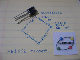 Qty 1 Modulator Assembly 4x 1N270 Germanium Ge Diode 270 Ohm Bridge Circuit NOS - £4.46 GBP