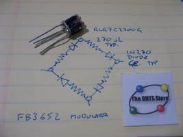 Qty 1 Modulator Assembly 4x 1N270 Germanium Ge Diode 270 Ohm Bridge Circ... - £4.47 GBP