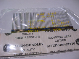 50 Pack Allen-Bradley Resistor 1600 Ohm 1/4W 5% RCR07G162JS Carbon Composition - $11.40