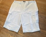 Men&#39;s Regal Wear Size 4XL (42-44) White Cargo Pocket Drawstring Shorts - $13.49