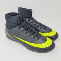 Binbinniao Kid&#39;s Football Shoes Size US Size 6 EU38 Black Green Hi Top S... - $17.87