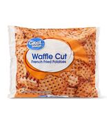 Great Value Waffle Cut French Fried Potatoes, 24 oz (Frozen) - $5.99