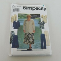 Simplicity 8001 Women Sewing Pattern Tunic Skirt Pants Plus Size 18W - 24W Uncut - £4.76 GBP