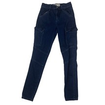Garage Women&#39;s High Rise Cargo Jeans Size Juniors 1 Skinny - $137.78 MXN