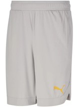 Puma Men&#39;s dryCELL 10&quot; Basketball Shorts Harbor Mist Grey-Large - £17.55 GBP