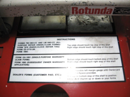 Vintage FORD-LINCOLN-MERCURY Dealership ROTUNDA Repair Order Imprinter-T... - $99.95