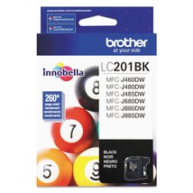 Brother LC201BK Standard Yield Black Ink Cartridge - £18.79 GBP