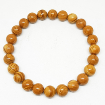 Top Quality Wood Jasper Bracelet Handmade Crystal Bracelet - £9.78 GBP