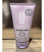 Clinique All About Clean Foaming Facial Soap 5oz Very Dry To Dry Combina... - £12.92 GBP