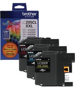 Brother Genuine Super High Yield Color Ink Cartridge, Lc2053Pks,, Lc205. - £56.59 GBP