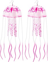 2 Pcs Glow Earrings Jellyfish Dangle  - £18.84 GBP