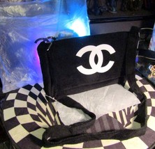 Authentic Chanel Black Makeup Crossbody Medium Bag Chanel Precision Beaute - £212.97 GBP
