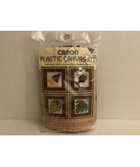 Caron Wine &amp; Grapes Coasters Set of 4 FashionEase Plastic Canvas Kit - $19.79