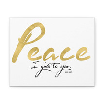  Peace I Give To You John 14:27 Bible Verse Canvas Christian Wal - £60.03 GBP+