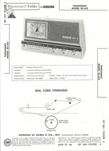 Sams Photofact - Set 844 - Folder 6 - Oct 1966 - Panasonic Model RC-615 - £16.84 GBP