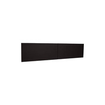 Lorell Commercial Desk Series Black Stack-on Hutch- 72 in. - $255.60
